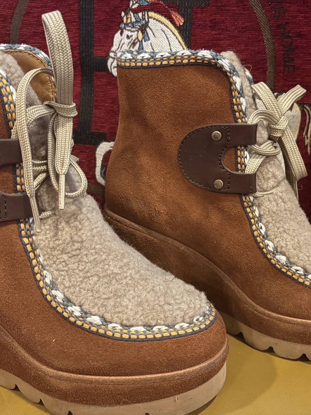 See By Chloe, Wedge Hiking Boots